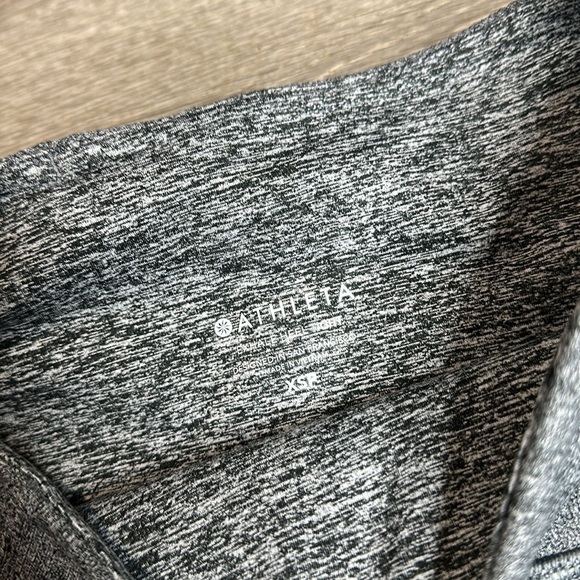 NEW Athleta Women’s Exhale Stash Pocket Heel Tight Leggings Spacedye Gray Sz XSP - Picture 5 of 14